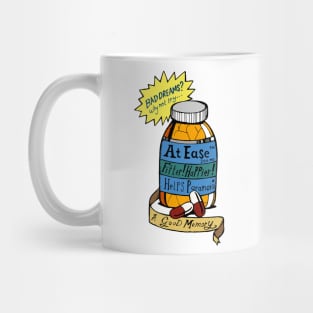 Radiohead - Fitter Happier - Pill Bottle Mug